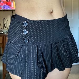579 Ultra Mini Pinstripe Skirt